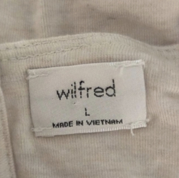 Wilfred Open Back Midi Dress Gold Camel Size Large Dreamweaver - Picture 7 of 7